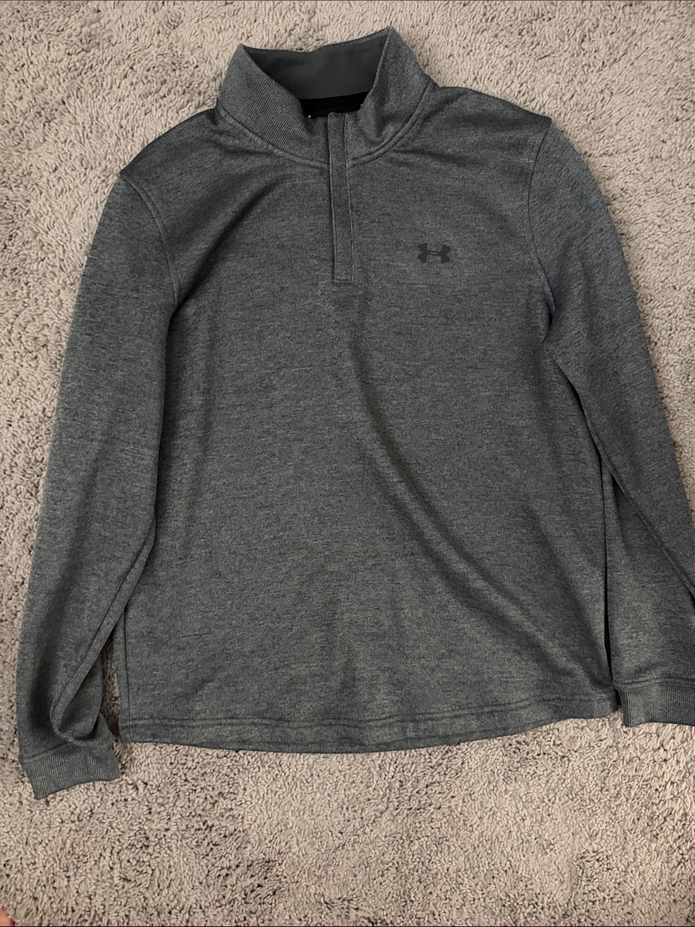 Under Armour Men's Dark Gray Quarter-Zip Pullover